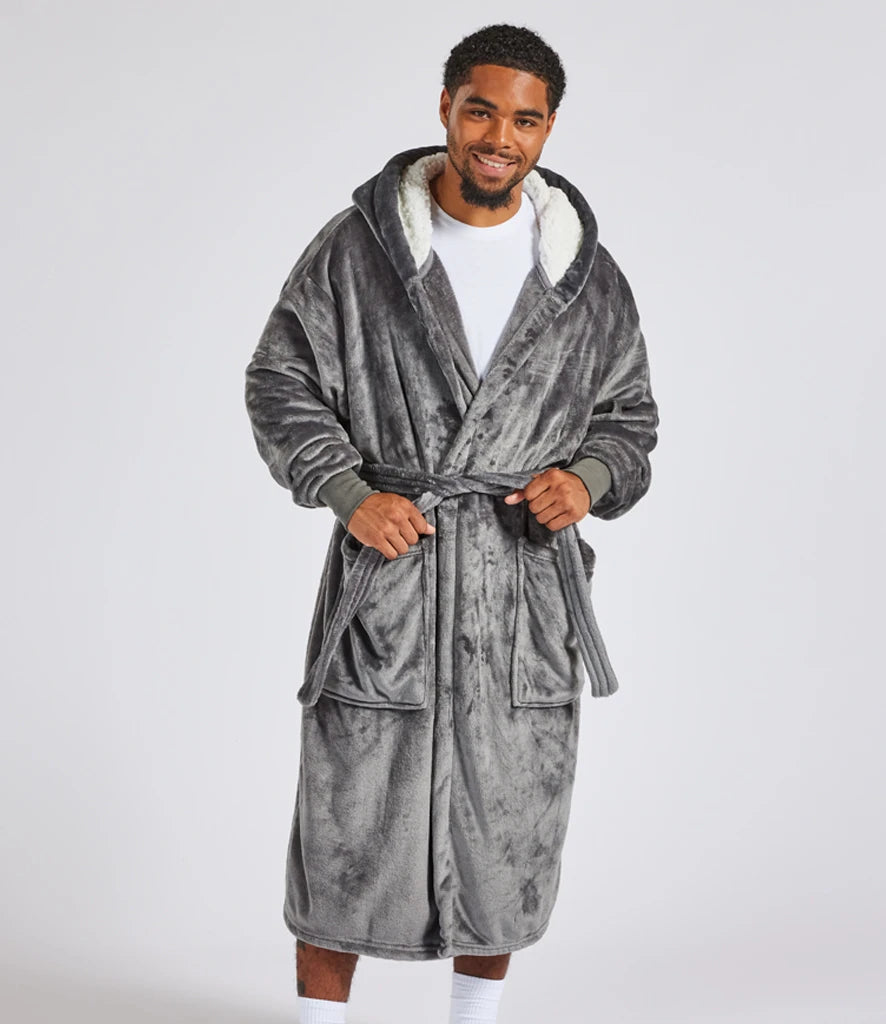The Custom Fluffy Hooded Robe