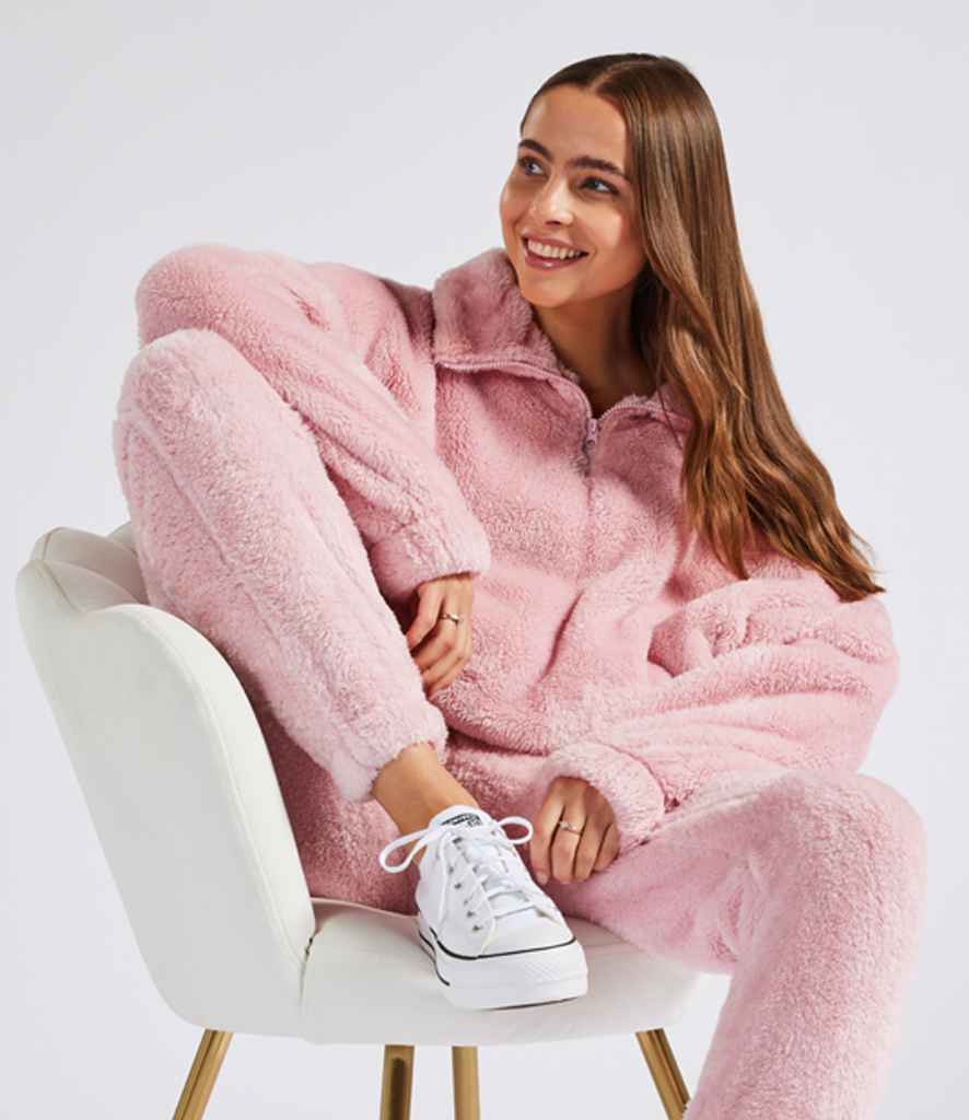 Custom Fluffy Ladies 1/4 Zip Fleece