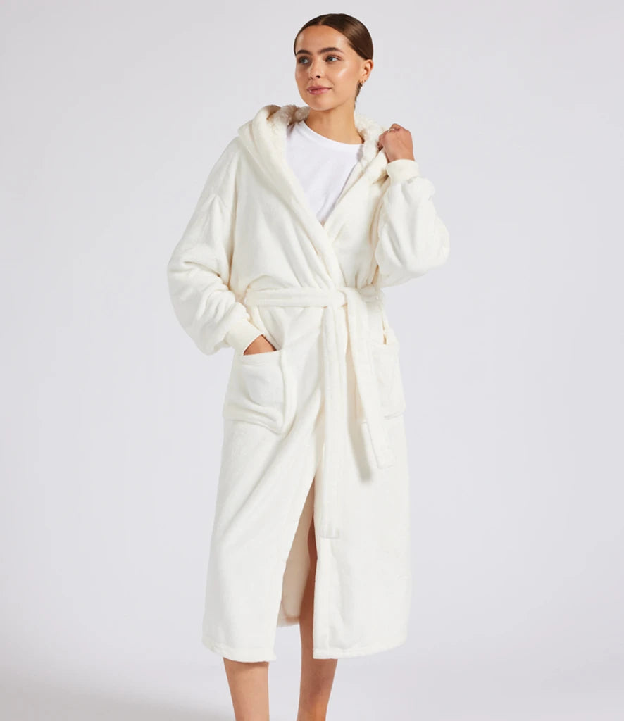 The Custom Fluffy Hooded Robe