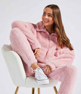 Custom Fluffy Ladies 1/4 Zip Fleece