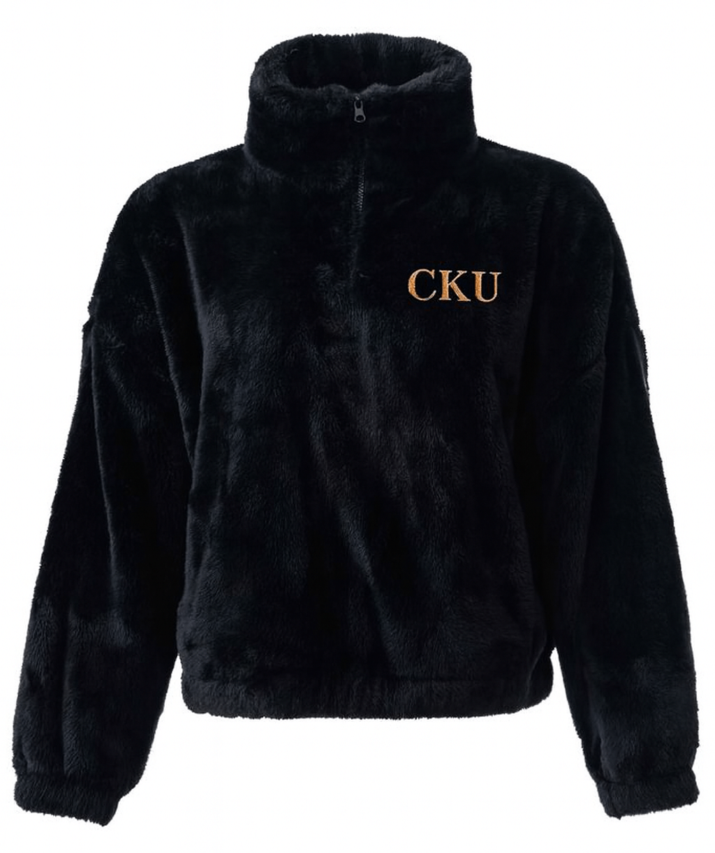 Custom Fluffy Ladies 1/4 Zip Fleece