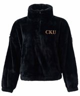 Custom Fluffy Ladies 1/4 Zip Fleece